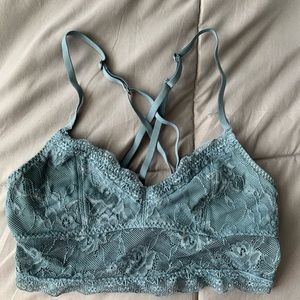 Gray/blue bralette